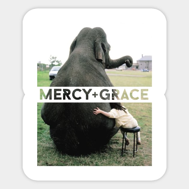 Mercy + Grace Sticker by FearlesslyBold